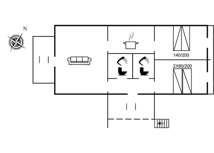 Lejlighed Reimer - 10m From The Sea By Interhome